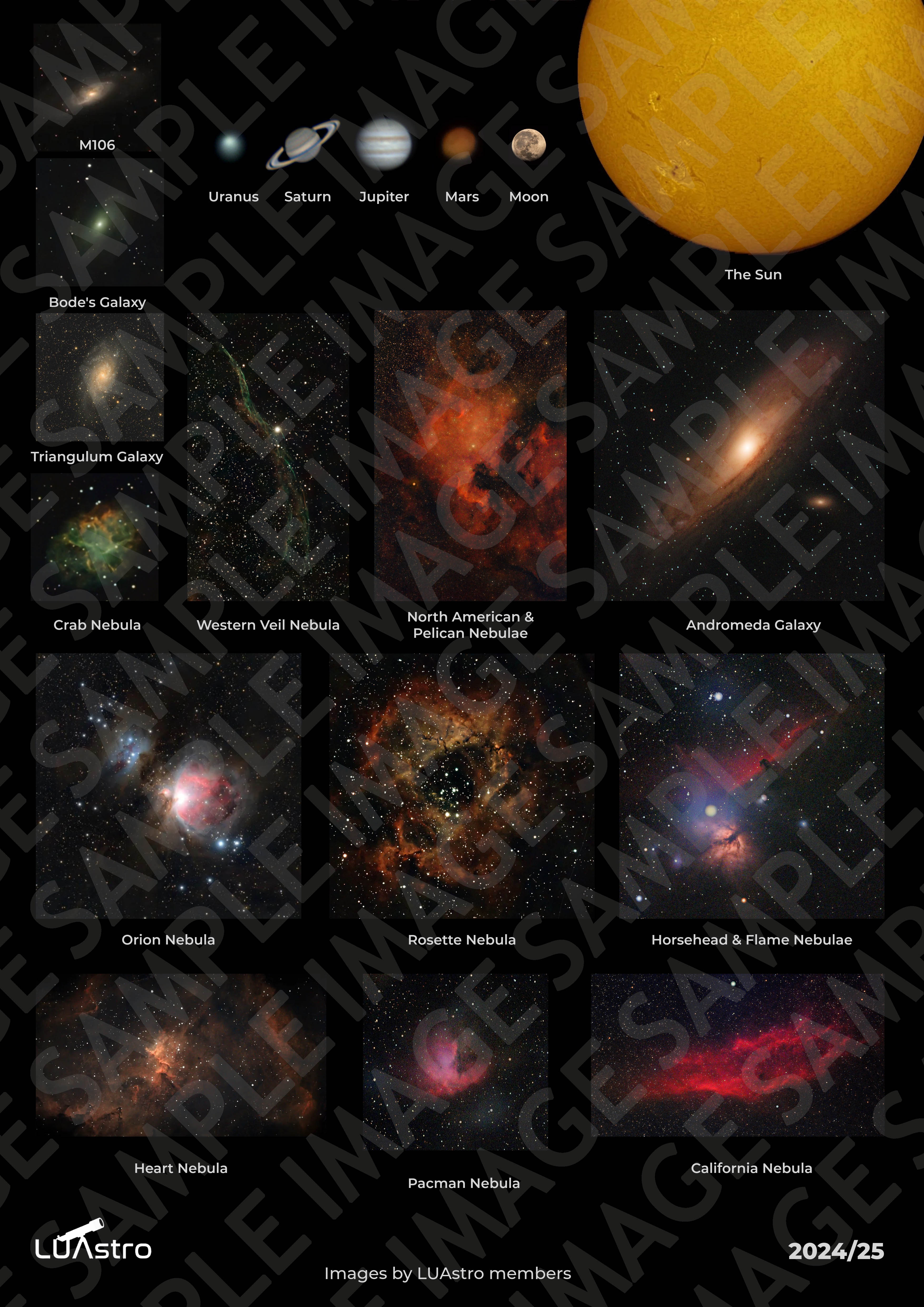 24/25 LUAstro All-Photos Poster